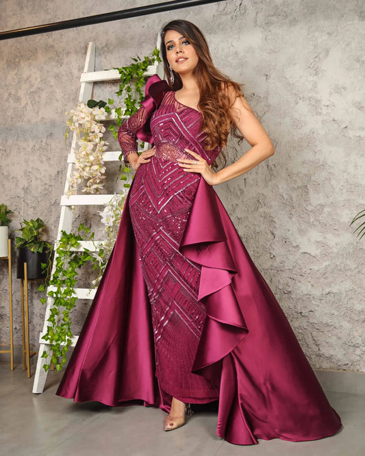 Wine Gown