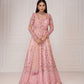 Floral Pink Anarkali