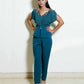 Teal Green Fringes Coordset