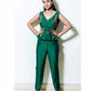 Emerald Green Peplum & Pants