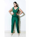 Emerald Green Peplum & Pants