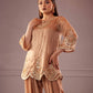 Beige Shirt With Salwar