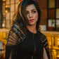 Black Fringe Dress