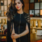 Black Fringe Dress