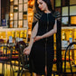 Black Fringe Dress