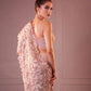 Champagne Cutwork Pala Saree