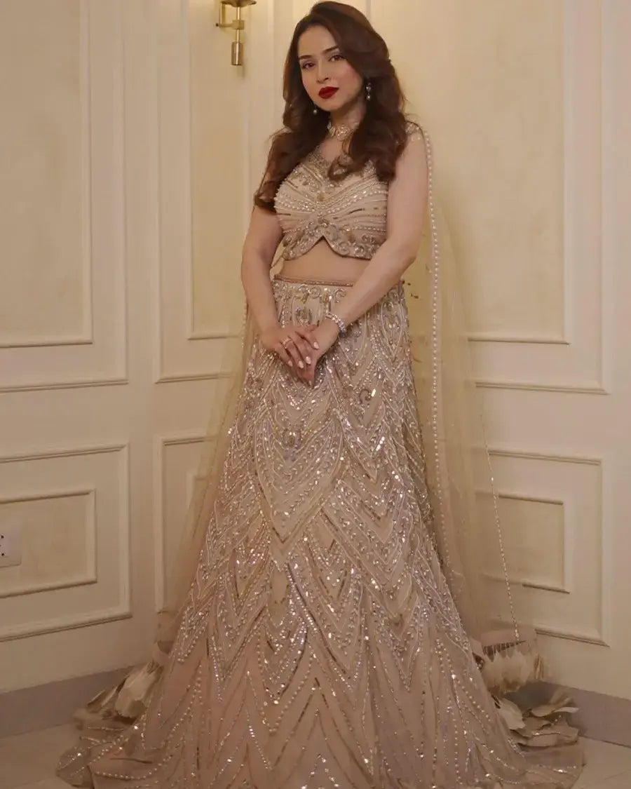 Ivory Lehenga