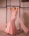 Dusty pink lehenga