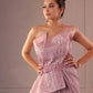 Dusty Pink Draped Gown