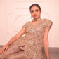 Ivory cutwork sharara