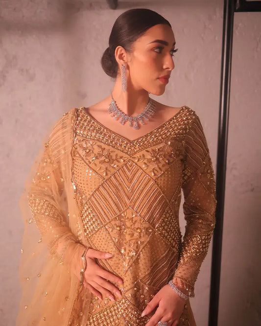 Gold lehenga