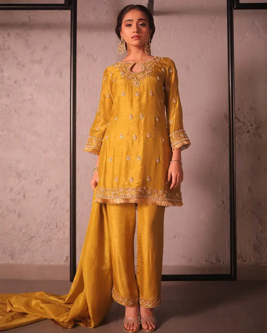 Olive mustard outfit