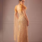 Gold Feather Gown