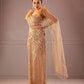 Gold Feather Gown