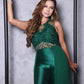 Green Draped Jumpsuit
