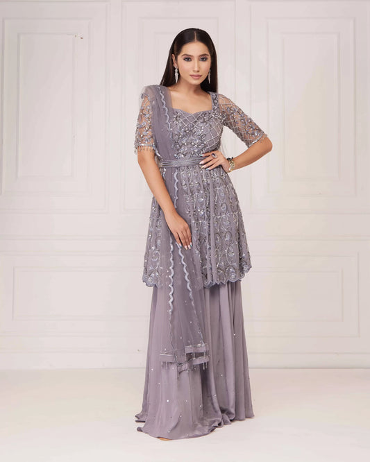 Grey Kali Sharara