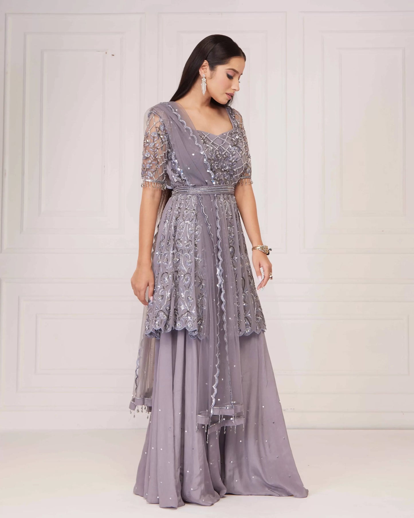 Grey Kali Sharara