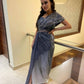 Grey One Shoulder Gown