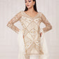 Ivory Shirt with Pants And Stole