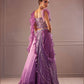 Lilac Drape Lehenga
