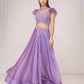 Lilac Top And Organza Skirt