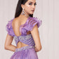 Lilac Top And Organza Skirt