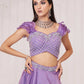 Lilac Top And Organza Skirt