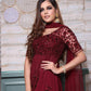 Maroon Sharara Set