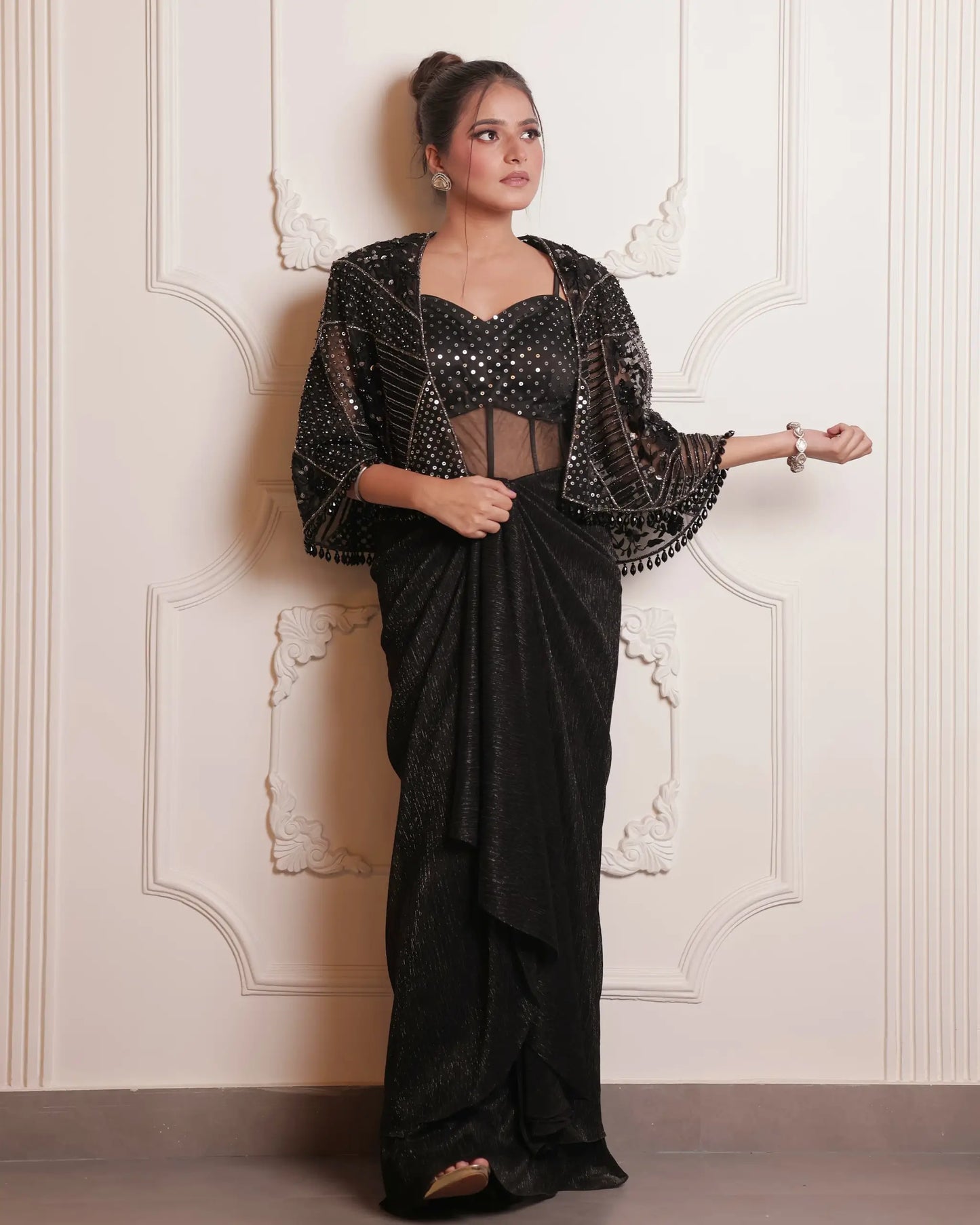 Black Cape Outfit