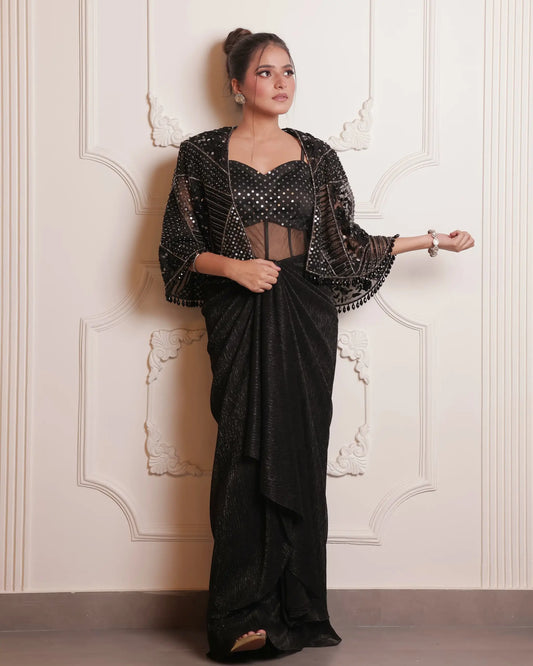 Black Cape Outfit