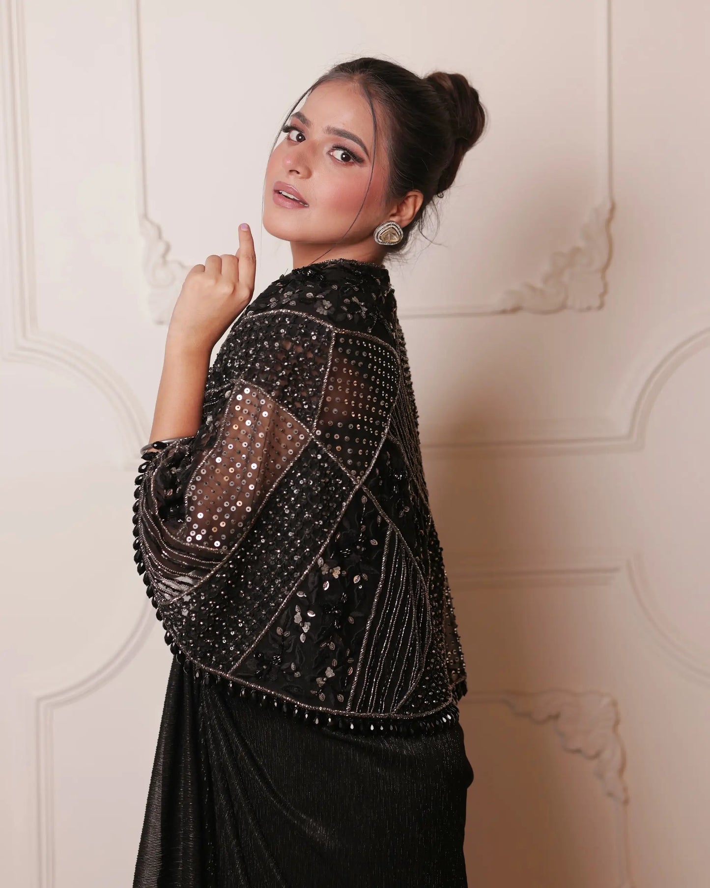 Black Cape Outfit
