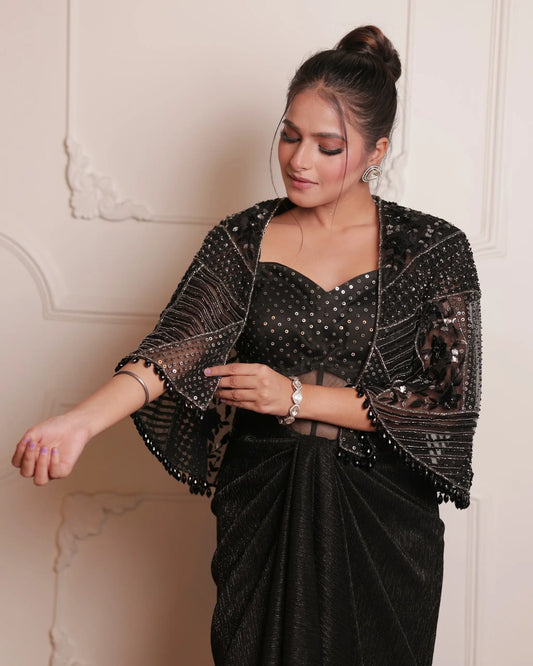 Black Cape Outfit