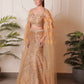 Gold Fishcut Lehenga