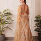 Gold Fishcut Lehenga