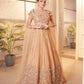 Gold 3D Work Lehenga