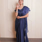 Blue Drape Saree
