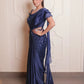 Blue Drape Saree