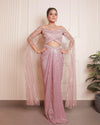 Dusty Pink Top And Skirt