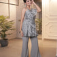 Grey Ruffle Coordset