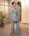 Grey Ruffle Coordset