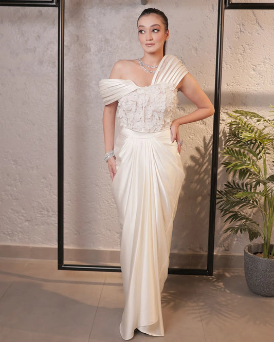Ivory Top And Skirt