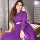 Purple Pleated Gown