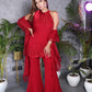 Red Halter Top With Pants