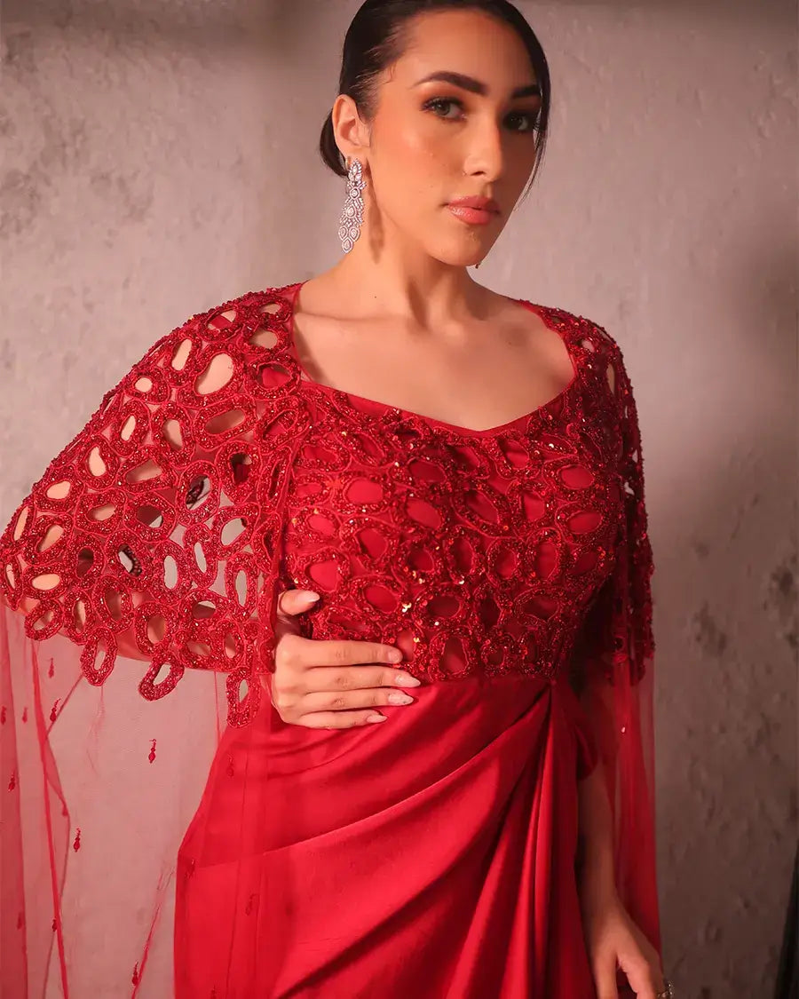 Red outfit